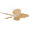 Ventilador de techo ALMA L 5 palas luz blanco y madera clara