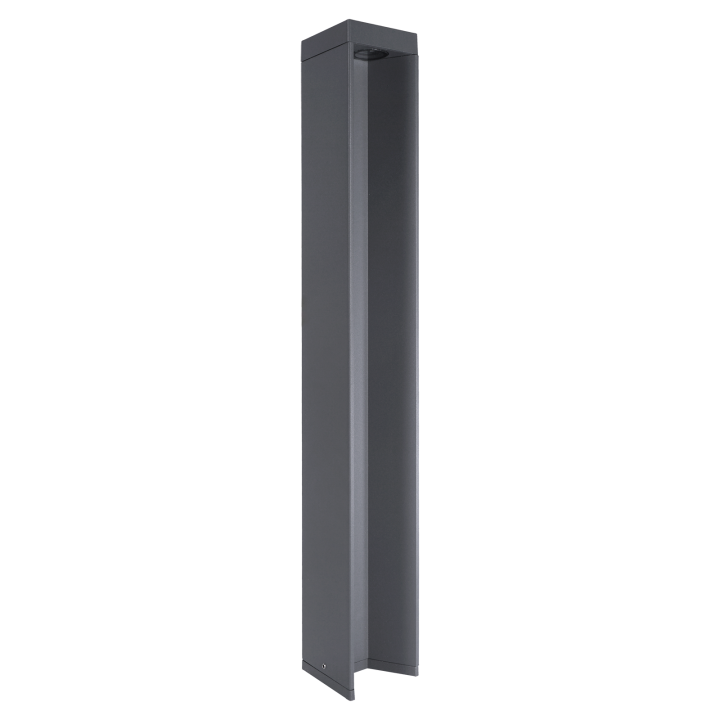 Baliza rectangular DARY LED 10W gris antracita , 65cm alto | Sulion