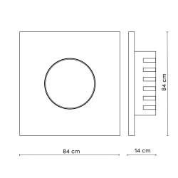 MANDO DE PARED REGULABLE BLANCO