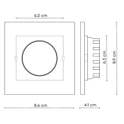 MANDO REGULABLE NEGRO