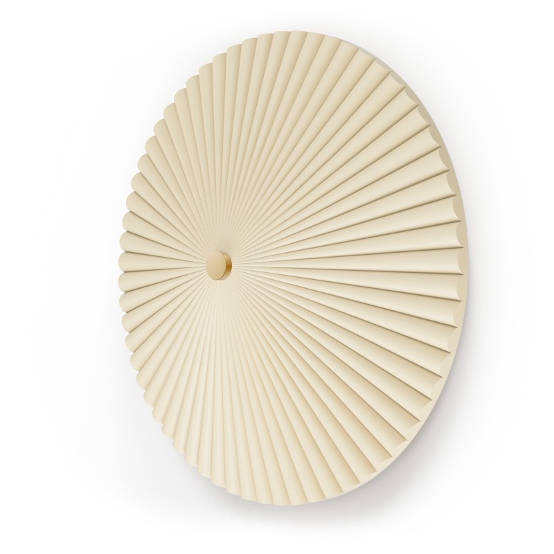 Aplique ELENA.Yeso de color beige. LED 12W 3000k. Ø 50cm|Sulion