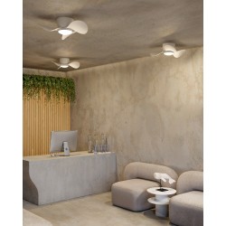 Ventilador de techo con luz MONTY blanco - Sulion