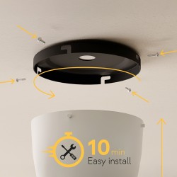 Ventilador de techo con luz MONTY blanco - Sulion