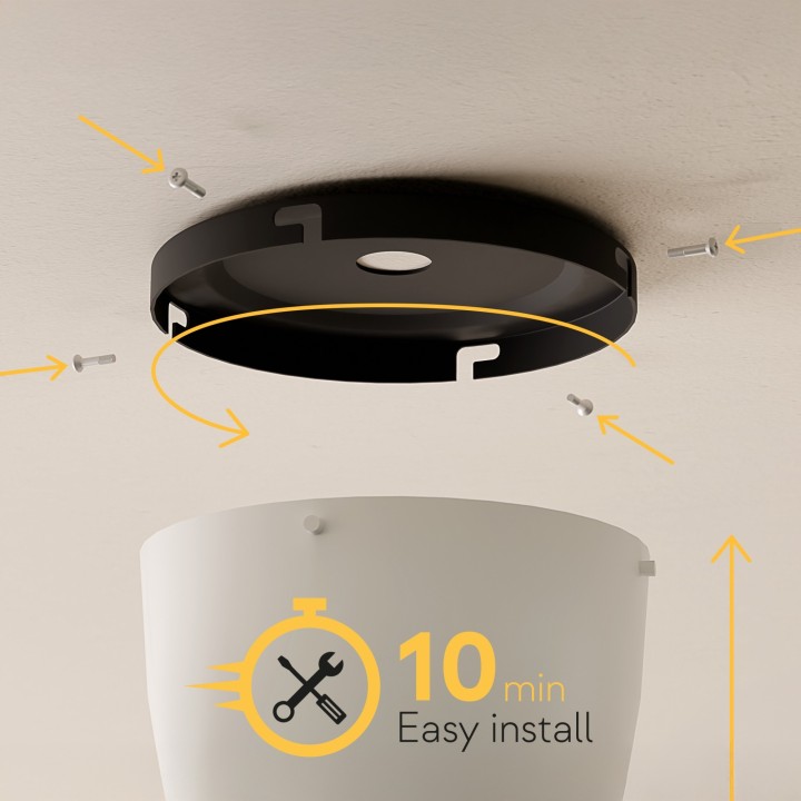 Ventilador de techo con luz MONTY blanco - Sulion