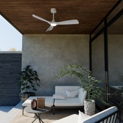 Ventilador de techo CARLA L blanco con luz - Sulion