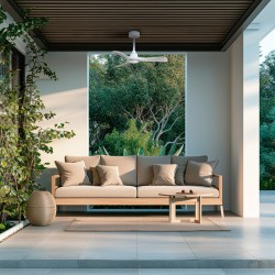 Ventilador de techo CARLA S blanco con luz - Sulion