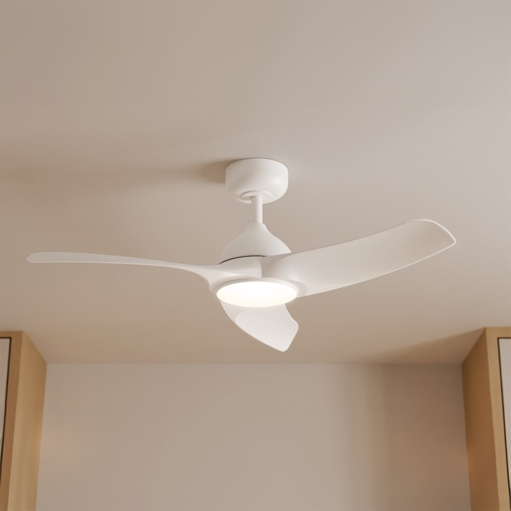 Ventilador de techo DIEHL M blanco con luz - Sulion