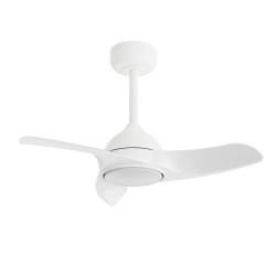 Ventilador de techo DIEHL S blanco con luz - Sulion