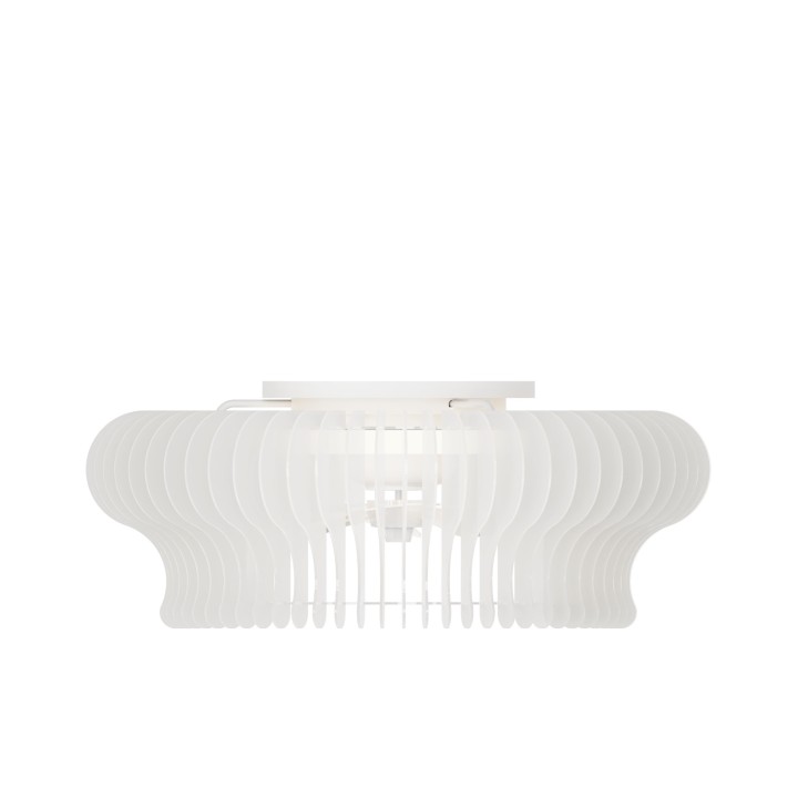 Ventilador DAYA STYLE blanco con doble motor rotativo y luz – Sulion