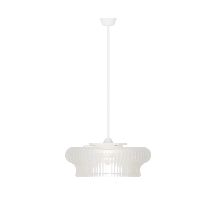 Ventilador DAYA STYLE blanco con doble motor rotativo y luz – Sulion