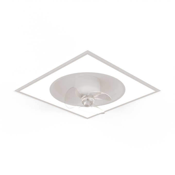 Ventilador CUBIS de techo con luz para oficina – Sulion
