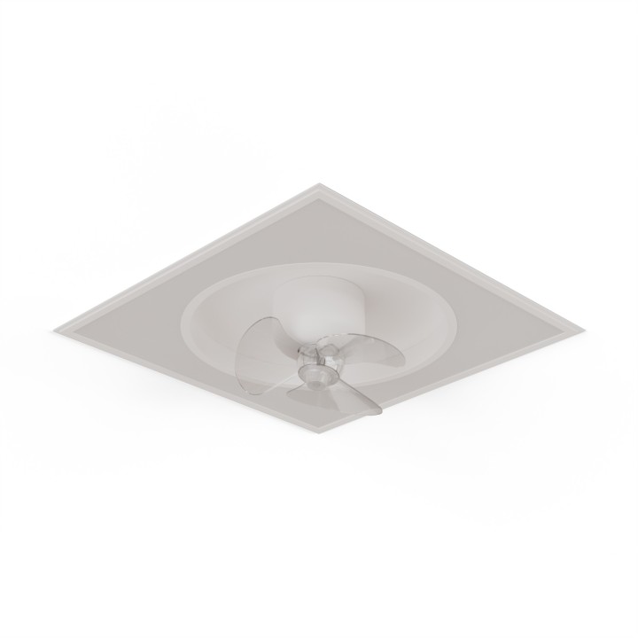 Ventilador CUBIS de techo con luz para oficina – Sulion