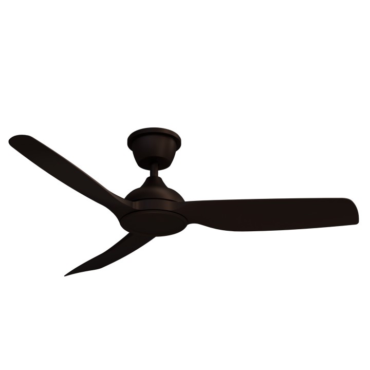 Ventilador DANA madera oscura exterior sin luz IP66 – Sulion