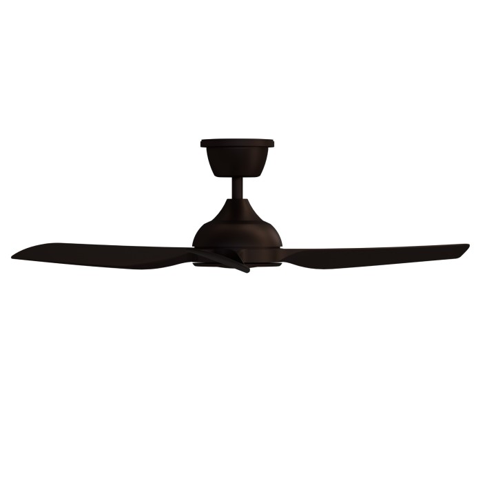 Ventilador DANA madera oscura exterior sin luz IP66 – Sulion