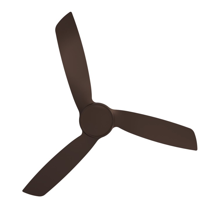 Ventilador DANA madera oscura exterior sin luz IP66 – Sulion