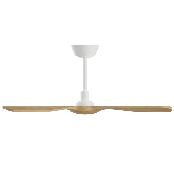 Ventilador BALCONY NEO M blanco palas madera media sin luz – Sulion