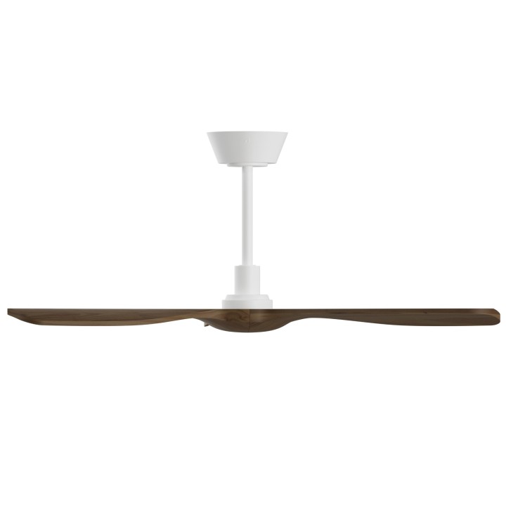 Ventilador BALCONY NEO M blanco palas madera oscura sin luz – Sulion