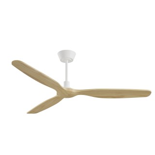 Ventilador BALCONY NEO L blanco palas madera clara sin luz – Sulion