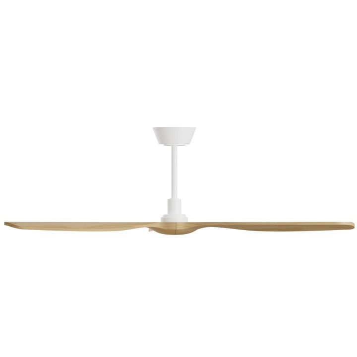 Ventilador BALCONY NEO L blanco palas madera media sin luz – Sulion
