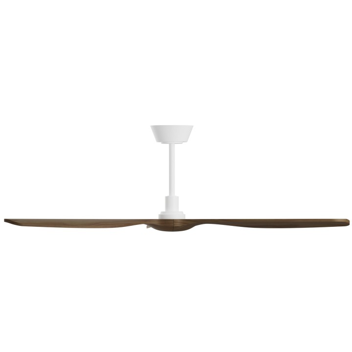 Ventilador BALCONY NEO L blanco palas madera oscura sin luz – Sulion
