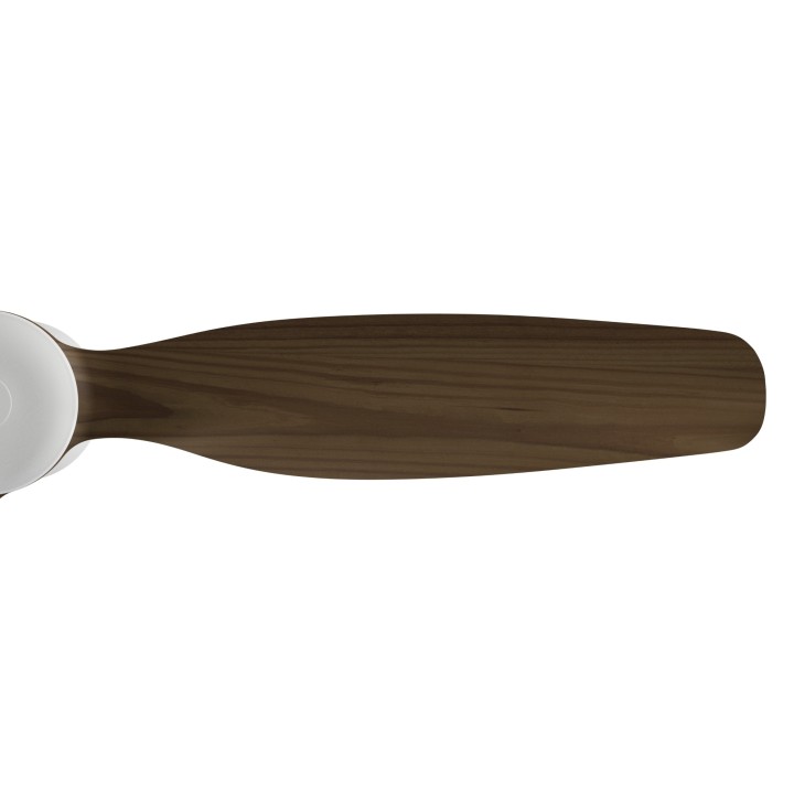 Ventilador BALCONY NEO L blanco palas madera oscura con luz – Sulion