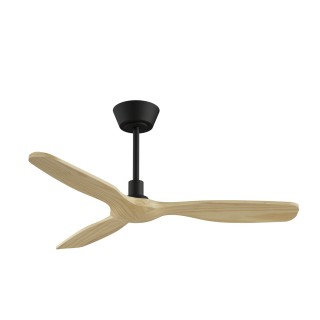 Ventilador BALCONY NEO M negro palas madera clara sin luz – Sulion