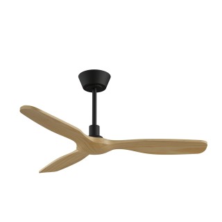 Ventilador BALCONY NEO M negro palas madera media sin luz – Sulion