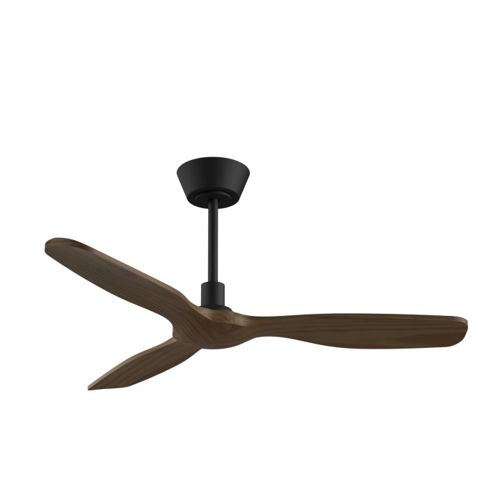 Ventilador BALCONY NEO M negro palas madera oscura sin luz – Sulion