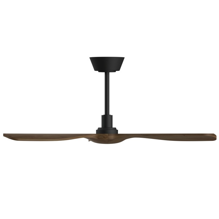 Ventilador BALCONY NEO M negro palas madera oscura sin luz – Sulion