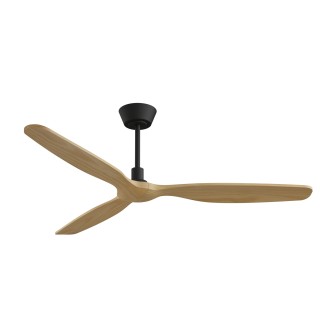 Ventilador BALCONY NEO L negro palas madera media sin luz – Sulion
