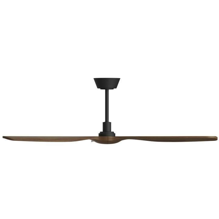 Ventilador BALCONY NEO L negro palas madera oscura sin luz – Sulion