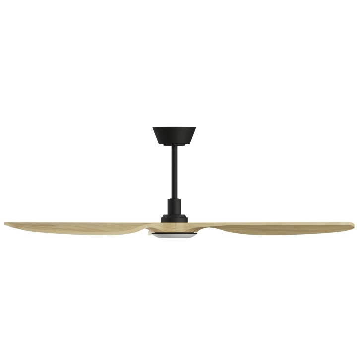 Ventilador BALCONY NEO L negro palas madera clara con luz – Sulion