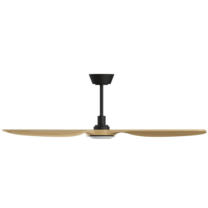 Ventilador BALCONY NEO L negro palas madera media con luz – Sulion