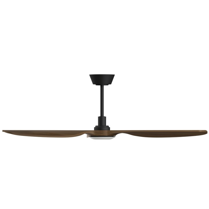 Ventilador BALCONY NEO L negro palas madera oscura con luz – Sulion
