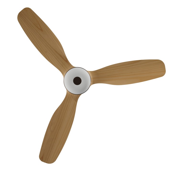 Ventilador BALCONY NEO M marrón óxido palas madera con luz Sulion