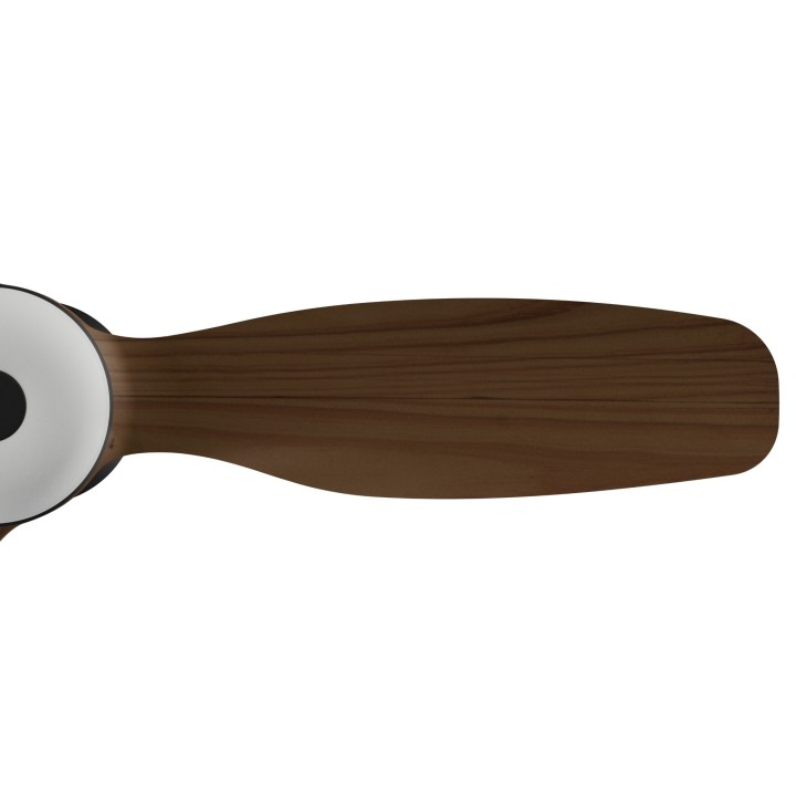 Ventilador BALCONY NEO M marrón óxido palas madera oscura con luz Sulion