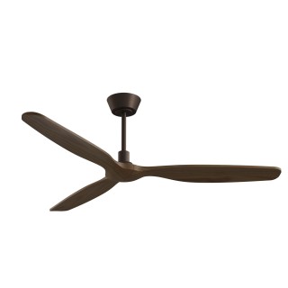 Ventilador BALCONY NEO L marrón óxido palas madera oscura sin luz Sulion