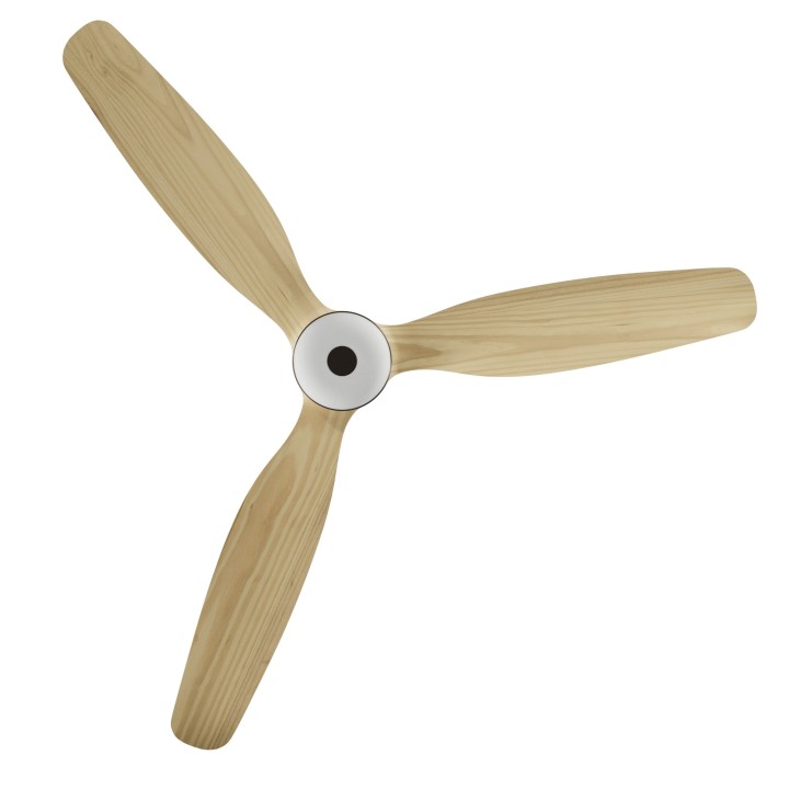 Ventilador BALCONY NEO L marrón óxido palas madera con luz Sulion