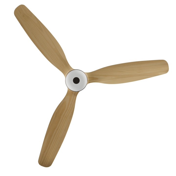 Ventilador BALCONY NEO L marrón óxido palas madera con luz Sulion