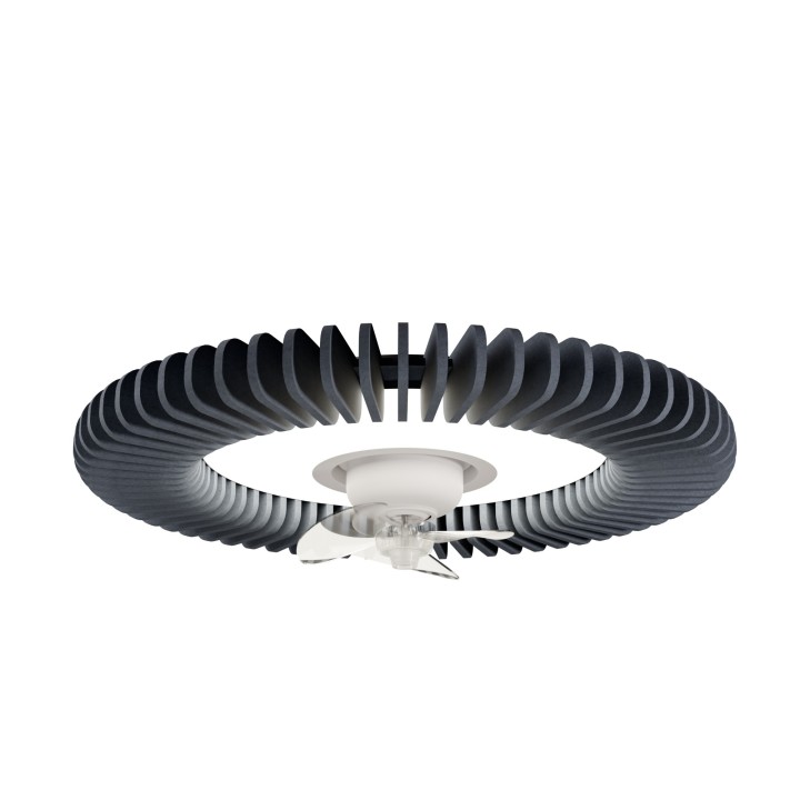 Ventilador FONO SH fonoabsorbente gris con luz – Sulion