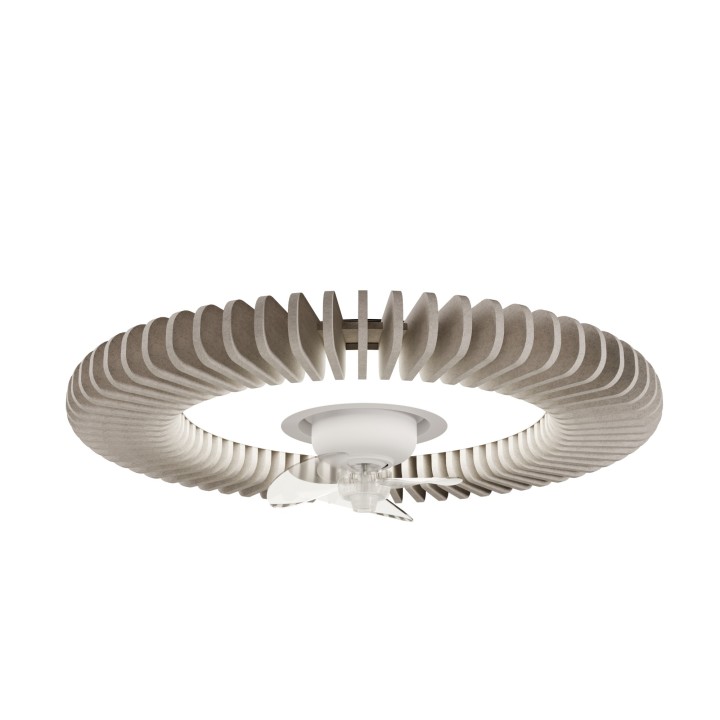 Ventilador FONO SH fonoabsorbente beige con luz – Sulion