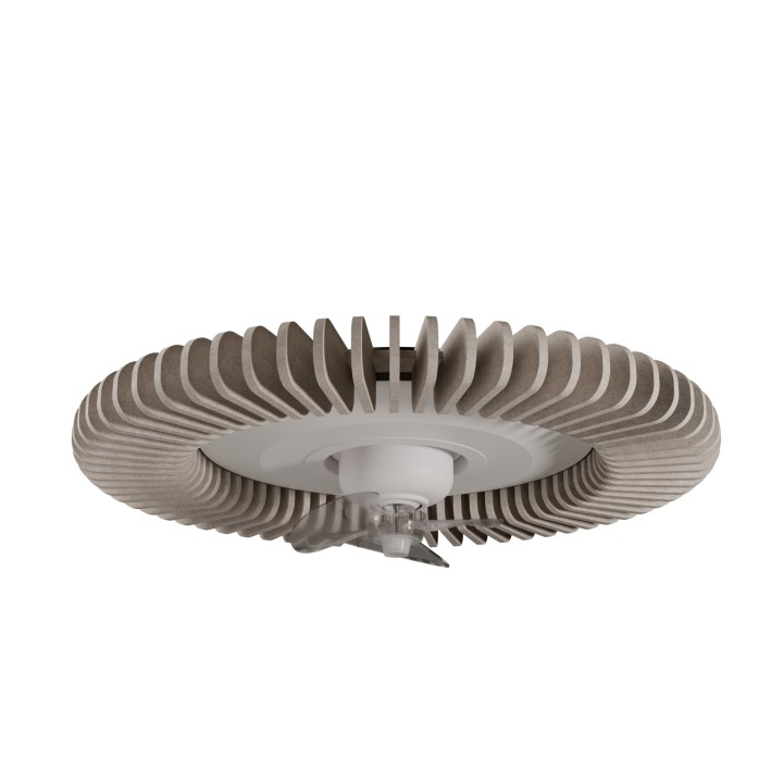 Ventilador FONO SH fonoabsorbente beige con luz – Sulion