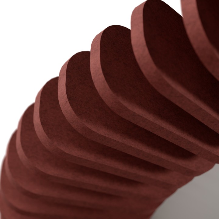 Ventilador FONO SH fonoabsorbente burdeos con luz – Sulion