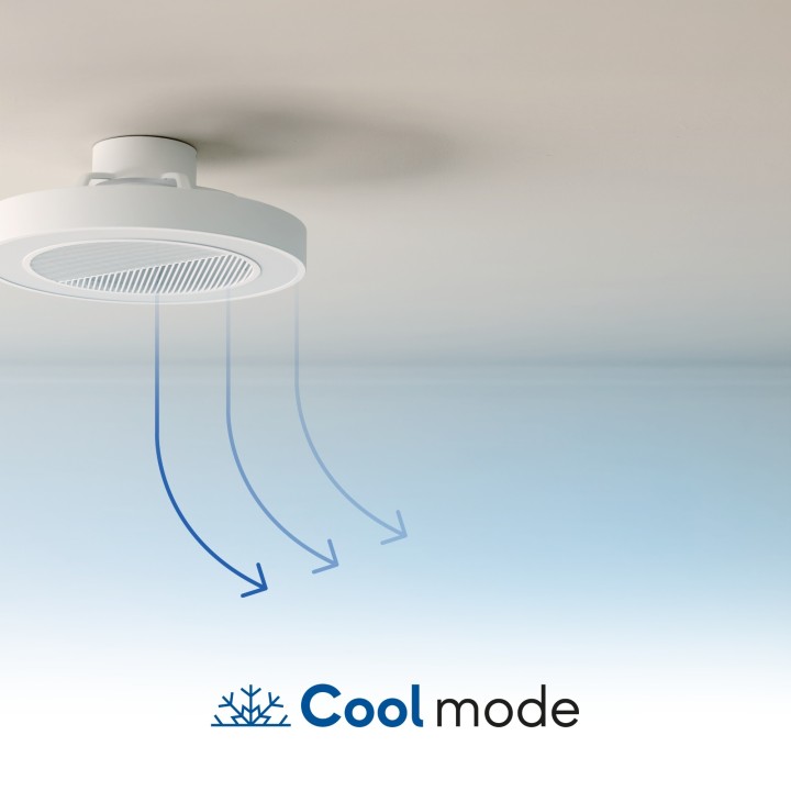 Ventilador FONO fonoabsorbente beige con luz – Sulion