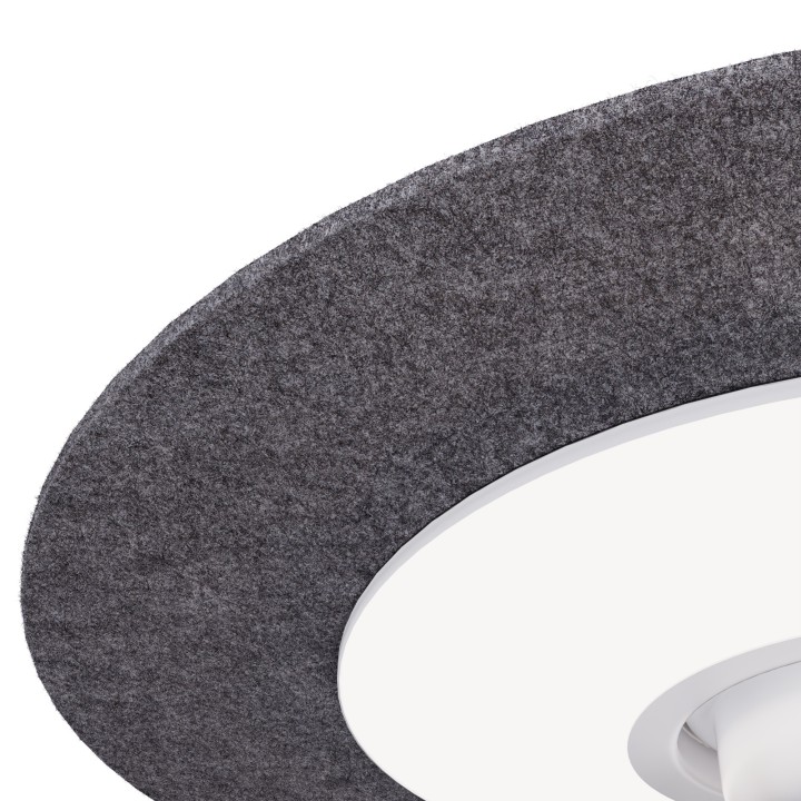 Ventilador FONO fonoabsorbente gris con luz – Sulion