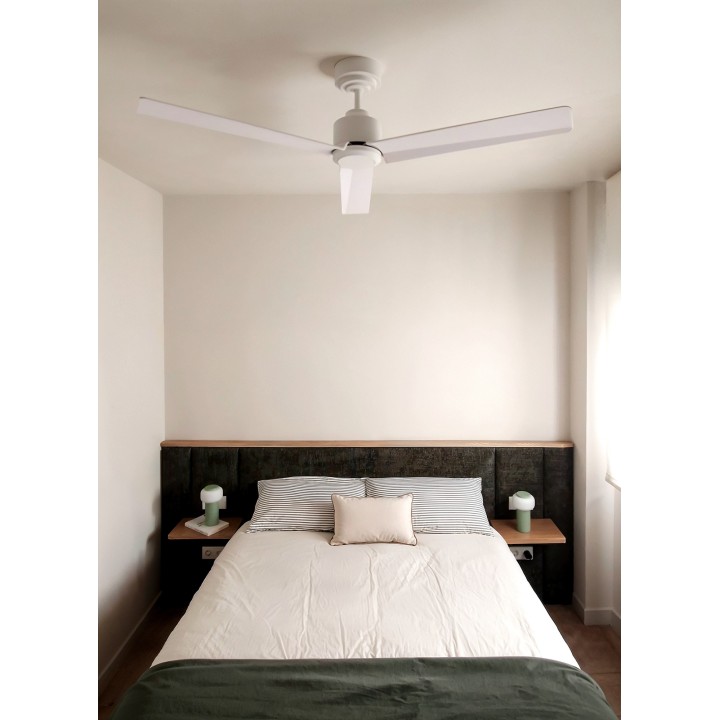 Ventilador ANNE M blanco palas blancas sin luz – Sulion