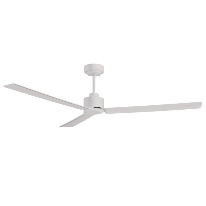 Ventilador ANNE XL blanco palas blancas sin luz – Sulion