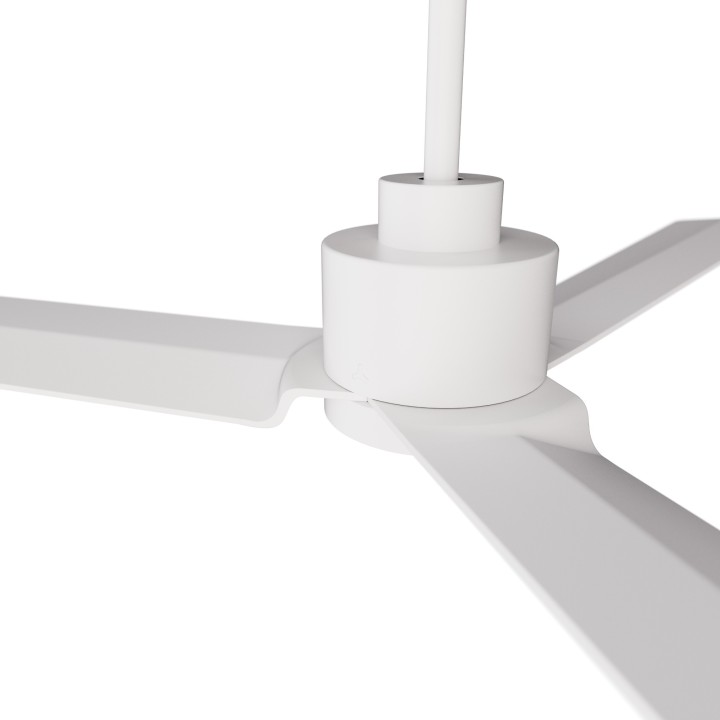 Ventilador ANNE XL blanco palas blancas sin luz – Sulion