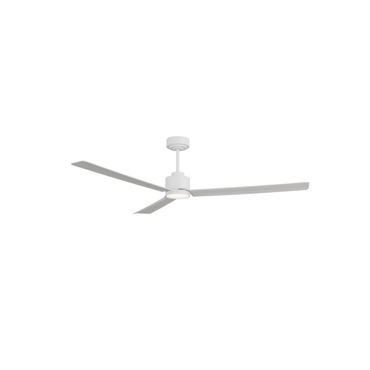 Ventilador ANNE XL blanco palas blancas luz general – Sulion