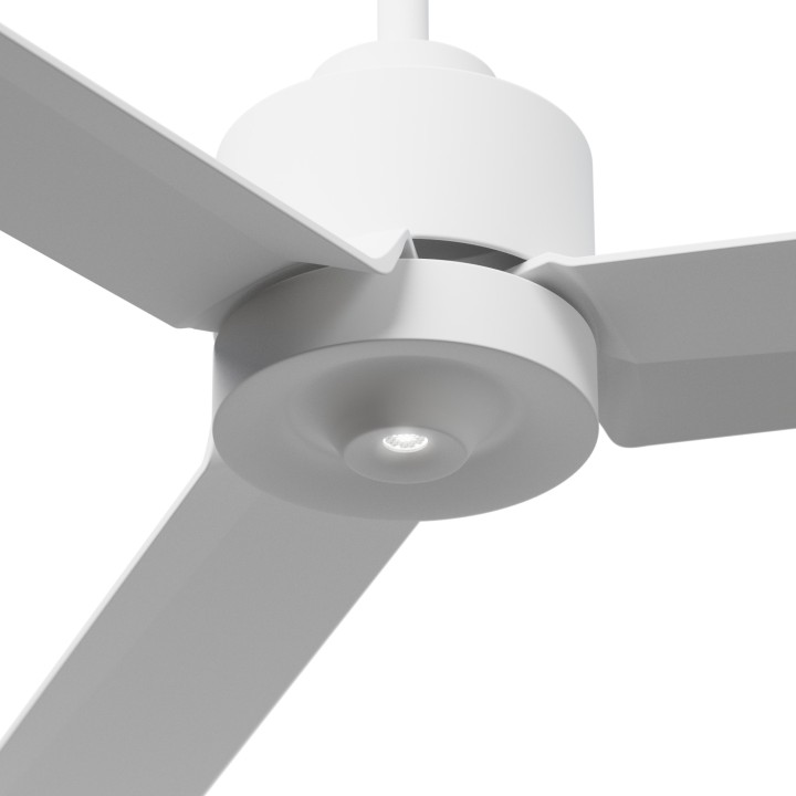 Ventilador ANNE M blanco palas blancas luz confort – Sulion